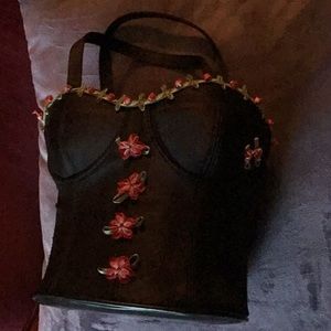 NWOT Corset Shaped Novelty Purse